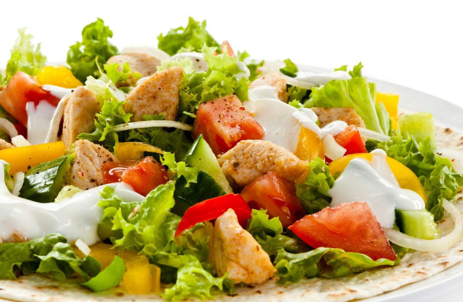 Große Salate und Vegetarisches